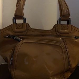 Maxx New York Patent look handbag